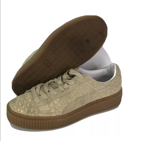 Puma Women’s Shoe Size 10.5 Platform Exotskin - Picture 1 of 8